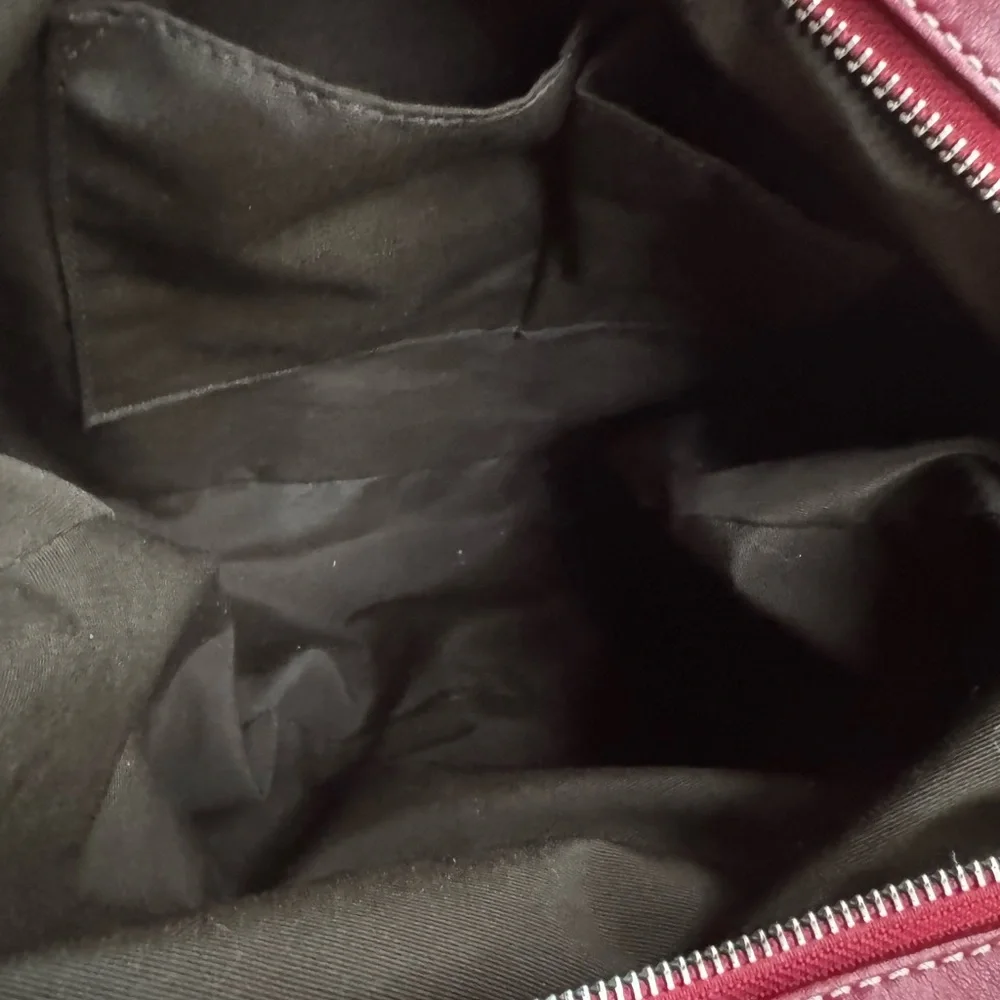 Y2K‎ Coach F15075 Medium Red Leather Hobo Shoulder Bag